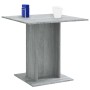 Mesa de comedor madera contrachapada gris Sonoma 80x80x75 cm en Mesas de comedor | Comprar online en Foru.es