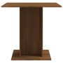 Mesa de comedor madera contrachapada roble marrón 80x80x75 cm en Mesas de comedor | Comprar online en Foru.es