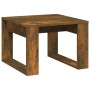 Mesa auxiliar madera contrachapada roble ahumado 50x50x35 cm en Mesas de centro | Comprar online en Foru.es