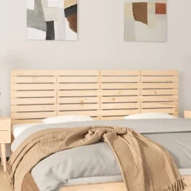 Solid pine wood wall bed headboard 206x3x63 cm by vidaXL, Headboards and footboards - Ref: Foro24-824718, Price: 67,38 €, Dis...