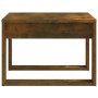 Mesa auxiliar madera contrachapada roble ahumado 50x50x35 cm en Mesas de centro | Comprar online en Foru.es