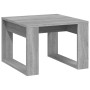 Mesa auxiliar madera contrachapada gris Sonoma 50x50x35 cm en Mesas de centro | Comprar online en Foru.es