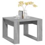 Mesa auxiliar madera contrachapada gris Sonoma 50x50x35 cm en Mesas de centro | Comprar online en Foru.es