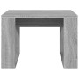 Mesa auxiliar madera contrachapada gris Sonoma 50x50x35 cm en Mesas de centro | Comprar online en Foru.es