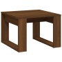 Mesa auxiliar madera contrachapada marrón roble 50x50x35 cm en Mesas de centro | Comprar online en Foru.es