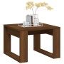 Mesa auxiliar madera contrachapada marrón roble 50x50x35 cm en Mesas de centro | Comprar online en Foru.es