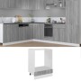Mueble para horno "Riga" gris Sonoma 60x46x81,5 cm madera de ingeniería en Armarios de cocina | Comprar online en Foru.es