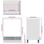 Mueble para horno "Riga" gris Sonoma 60x46x81,5 cm madera de ingeniería en Armarios de cocina | Comprar online en Foru.es