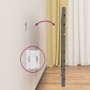 Cabecero de cama de pared madera maciza pino gris 106x3x63 cm de vidaXL, Cabeceros y pies de cama - Ref: Foro24-824715, Preci...