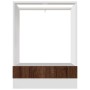 Mueble para horno "Riga" roble marrón 60x46x81,5 cm madera de ingeniería en Armarios de cocina | Comprar online en Foru.es