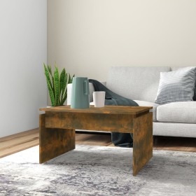 Mesa de centro madera contrachapada roble ahumado 68x50x38 cm en Mesas de centro | Comprar online en Foru.es