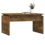 Mesa de centro madera contrachapada roble ahumado 68x50x38 cm en Mesas de centro | Comprar online en Foru.es