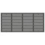 Cabecero de cama de pared madera maciza pino gris 166x3x91,5 cm de vidaXL, Cabeceros y pies de cama - Ref: Foro24-824700, Pre...