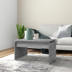 Mesa de centro madera contrachapada gris Sonoma 68x50x38 cm en Mesas de centro | Comprar online en Foru.es