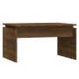 Mesa de centro madera contrachapada roble marrón 68x50x38 cm en Mesas de centro | Comprar online en Foru.es