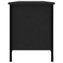 Mueble de TV madera contrachapada negro 102x35x45 cm en Muebles TV | Comprar online en Foru.es