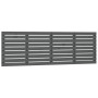 Cabecero de cama de pared madera maciza pino gris 206x3x63 cm de vidaXL, Cabeceros y pies de cama - Ref: Foro24-824720, Preci...