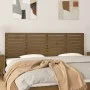 Solid pine wood wall bed headboard honey brown 166x3x63 cm by vidaXL, Headboards and footboards - Ref: Foro24-824751, Price: ...