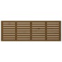 Cabecero cama pared madera maciza pino marrón miel 166x3x63 cm de vidaXL, Cabeceros y pies de cama - Ref: Foro24-824751, Prec...