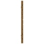 Cabecero cama pared madera maciza pino marrón miel 166x3x63 cm de vidaXL, Cabeceros y pies de cama - Ref: Foro24-824751, Prec...