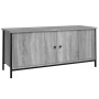 Mueble TV con puertas contrachapada gris Sonoma 102x35x45 cm en Muebles TV | Comprar online en Foru.es