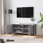 Mueble TV con puertas contrachapada gris Sonoma 102x35x45 cm en Muebles TV | Comprar online en Foru.es