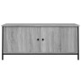 Mueble TV con puertas contrachapada gris Sonoma 102x35x45 cm en Muebles TV | Comprar online en Foru.es