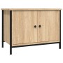 Mueble de TV con puertas roble Sonoma 60x35x45 cm madera de ingeniería en Muebles TV | Comprar online en Foru.es