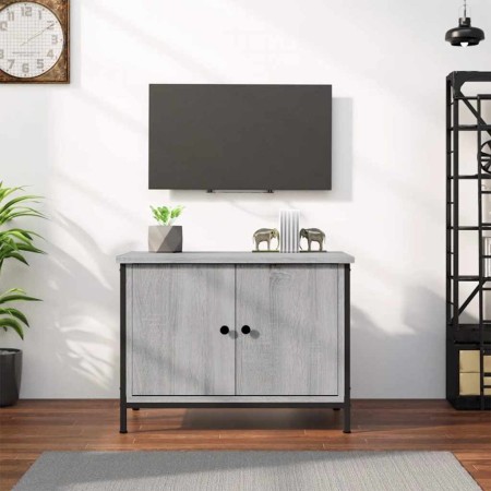 Mueble de TV madera contrachapada gris Sonoma 60x35x45 cm en Muebles TV | Comprar online en Foru.es