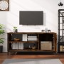 Mueble de TV madera contrachapada roble ahumado 100x40x45 cm en Muebles TV | Comprar online en Foru.es