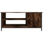 Mueble de TV madera contrachapada roble ahumado 100x40x45 cm en Muebles TV | Comprar online en Foru.es