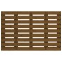 Cabecero cama pared madera maciza pino marrón miel 81x3x63 cm de vidaXL, Cabeceros y pies de cama - Ref: Foro24-824746, Preci...