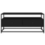 Mueble de TV madera contrachapada negro 100x35x45 cm en Muebles TV | Comprar online en Foru.es