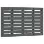 Wandbett-Kopfteil aus massivem Kiefernholz in Grau, 96 x 3 x 63 cm von vidaXL, Kopf- und Fußteile - Ref: Foro24-824725, Preis...