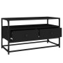 Mueble para TV madera contrachapada negro 80x35x45 cm en Muebles TV | Comprar online en Foru.es