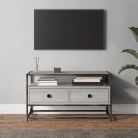 Mueble para TV madera contrachapada gris Sonoma 80x35x45 cm en Muebles TV | Comprar online en Foru.es