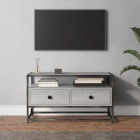 Mueble para TV madera contrachapada gris Sonoma 80x35x45 cm en Muebles TV | Comprar online en Foru.es