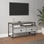 Mueble para TV madera contrachapada gris Sonoma 80x35x45 cm en Muebles TV | Comprar online en Foru.es