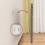 Wandbett-Kopfteil aus massivem Kiefernholz in Grau, 146 x 3 x 63 cm von vidaXL, Kopf- und Fußteile - Ref: Foro24-824735, Prei...