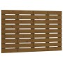 Cabecero cama pared madera maciza pino marrón miel 96x3x63 cm de vidaXL, Cabeceros y pies de cama - Ref: Foro24-824726, Preci...