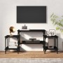 Mueble para TV madera contrachapada negro 117x35x52 cm en Muebles TV | Comprar online en Foru.es