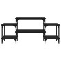 Mueble para TV madera contrachapada negro 117x35x52 cm en Muebles TV | Comprar online en Foru.es