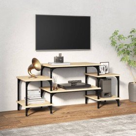 Mueble para TV madera contrachapada roble Sonoma 117x35x52 cm en Muebles TV | Comprar online en Foru.es