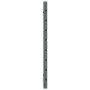 Cabecero de cama de pared madera maciza pino gris 126x3x63 cm de vidaXL, Cabeceros y pies de cama - Ref: Foro24-824730, Preci...
