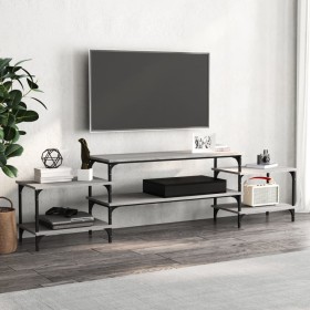 Mueble para TV madera contrachapada gris Sonoma 197x35x52 cm en Muebles TV | Comprar online en Foru.es