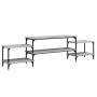 Mueble para TV madera contrachapada gris Sonoma 197x35x52 cm en Muebles TV | Comprar online en Foru.es