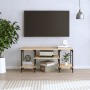 Mueble de TV madera contrachapada roble Sonoma 102x35x45,5 cm en Muebles TV | Comprar online en Foru.es