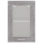 Vitrina colgante "Lyon" gris Sonoma 40x31x60 cm madera de ingeniería en Armarios de cocina | Comprar online en Foru.es