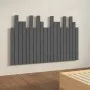 Wandbett-Kopfteil aus massivem Kiefernholz in Grau, 127,5 x 3 x 80 cm von vidaXL, Kopf- und Fußteile - Ref: Foro24-824790, Pr...