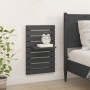 Estantes mesitas de pared 2 uds madera maciza de pino gris de vidaXL, Estantes y estanterías - Ref: Foro24-824770, Precio: 49...